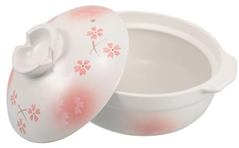 COLLBATH olla cubierta cazuela de barro taza de cazuela olla de sopa cazuela de gres cazuela especial ser de arcilla olla japonesa vasijas de barro chino olla de agua de arcilla estofado