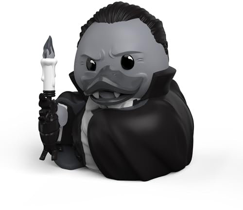 TUBBZ Première édition : Universal Monsters - Figurine en Vinyle Dracula Noir et Blanc Cosplay Horror Rubber Duck