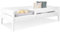 Ehrenkind® Kinderbett Buche Nova | Hochwertiges Buchenholz | Kinderbett mit Rausfallschutz | Massivholz inkl. Lattenrost | 200x90cm weiß | Bett 90x200 | Kinder Bett