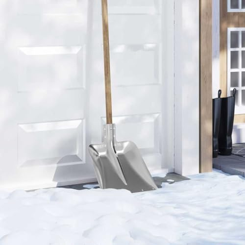 INLIFE Tête de Pelle 4 pcs Argent 45 x 38 cm Aluminium