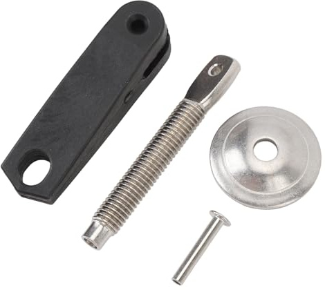 SPYMINNPOO Transom Clamp Assembly, Iron Plastic Clamp Screw Handle Set with Pin, for 2 2.5 4 5 Outboard Motor