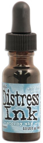 Ranger DRI-27294 Tim Holtz Distress Ink Reinker, 0.5 oz, Stormy Sky