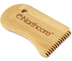 Northcore Bamboo Surf Wax Comb - Carta abrasiva per tavola, Adulti, Unisex, Marrone (Marrone), Taglia Unica