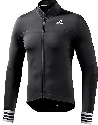 adidas Herren Radtrikot Adistar cd.zero3 Langarm, Schwarz, S