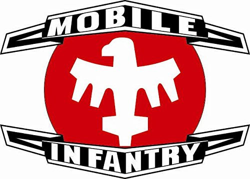 U24 Aufkleber Starship Troopers Mobile Infrantry Emblem Abzeichen Autoaufkleber Sticker Konturschnitt