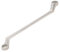 Dapetz ® Offset Double Ring Spanner Metric Hex Swan Neck Deep Wrench Spanner Chrome Vanadium Steel, Matte Chrome-Plated 75-Degree Offset, 14mm - 15mm, 12-Point