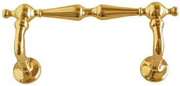 Imex El Zorro B-76017 - maniglione tornito in ottone lucido, 300 mm