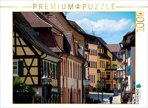 CALVENDO Puzzle Häuserzeile in Endingen | 1000 Teile Lege-Größe 64 x 48 cm Foto-Puzzle für glückliche Stunden