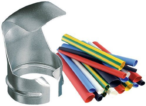 Steinel 75811 Schrumpfschlauch-Set, inkl. Reflektordüse und 100x Schrumpfschläuche 1.6 – 9.5 mm, Zubehör, Kabel isolieren