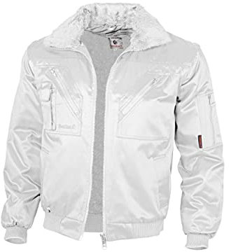 Qualitex - Pilotenjacke 4 in 1, Weiß, M