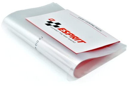 REJEL ESPRIT WINDSCREEN REPAIR PLASTIC CURING FILM UV CLEAR PACK OF 15