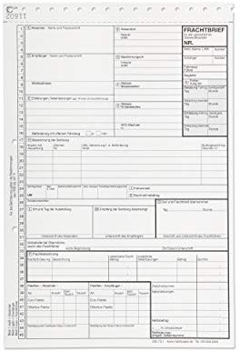 100 x Frachtbrief Einzelsatz 250731 national LKW/KVO Frachtbriefe selbstdurchschreibend