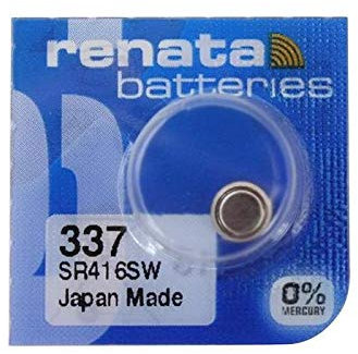 ZWEI Renata - Knopfzelle Silberoxid 337 RENATA 1.55V 8mAh -