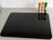 Black Smooth & Flat Float Glass Worktop Saver - 50 x 40cm by Pearl Glass
