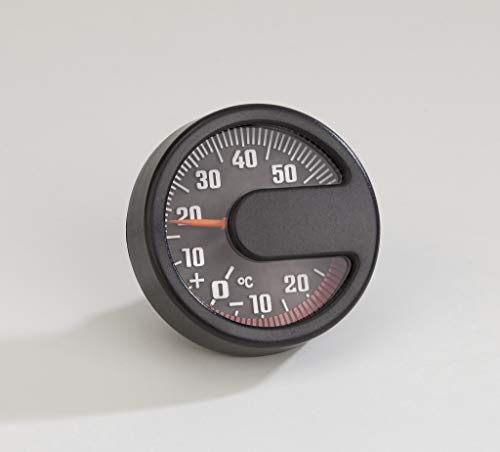 Analog Aussen-Thermometer - Rund - Schwarz - Ø 43mm
