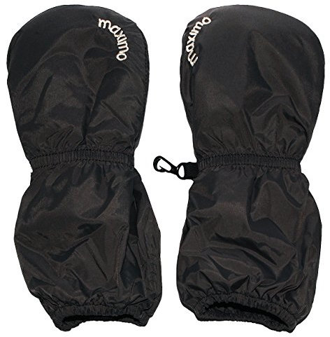 alles-meine.de GmbH Fausthandschuhe/Fäustlinge - GRAU - Baby - Größe: 9 bis 18 Monate - mit langem Schaft - wasserdicht + atmungsaktiv - leicht anzuziehen - Handschuhe Ther..