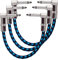 Rayzm Guitarra Cable Patch-1/4 Silencioso Cable Pedalera Patch Cable, Derecha Masculino de ángulo para Hombre Mono Instrumento Patch Alambre para Guitarra/Bajo Pedales de Efectos (Pack de 3)