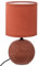 Atmosphera - Lampe Timeo terracotta striée - céramique H25 cm