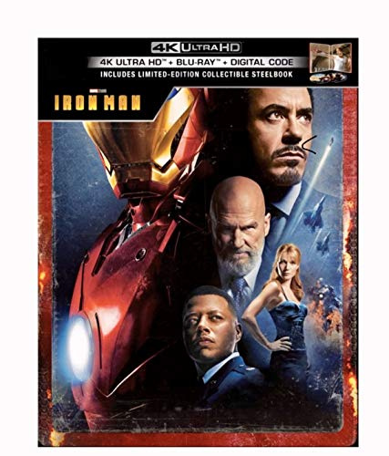 Iron Man (Limited Edition Steelbook) [4K Ultra HD + Blu-ray + Digital HD]