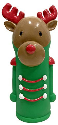 FouFou Dog 87323 Nutcracker Cruncher Toy Reindeer Dog Toy, 300 g