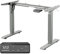 MAIDeSITe Height Adjustable Electric Standing Desk Frame Two-Stage with Heavy Duty Steel Stand up Desk Computer Desk with Automatic Memory Smart Pannel (Gray)