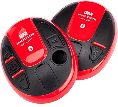 3M Peltor Ersatzschalen für Gehörschutz Alert Bluetooth Rot