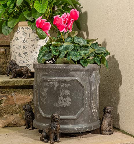 Potty Feet Newfoundland Dog Themed Plant Pot Feet - Bronze Color - Set of 3
