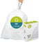 Code G Heavy Duty Trash Bags with Reinforced Drawstring for 8 Gallon/30 Liter Compatible with simplehuman Code G (50 Count) | Tear & Leak Resistant Drawstring Garbage Liners