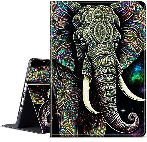 BPQOJB for Microsoft Surface Pro 9 Case with Adjustable Stand & Auto Wake/Sleep PU Leather Slim Smart Protect Cover Tablet Case for Microsoft Surface Pro 9 13 inch 2022 - Elephant