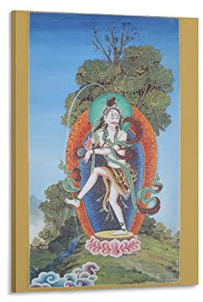 HUADONG Newari Tanzender Lord Shiva Poster Druck Foto Kunst Malerei Leinwand Poster Home Moderne Dekor Poster 20 x 30 cm