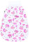 TupTam Baby Strampelsack mit breitem Bund – Unwattierter Schlafsack Baby aus Baumwolle für Frühling & Sommer, Farbe: Schäfchen/Wolken/Weiß/Rosa, Größe: 6-12 Monate
