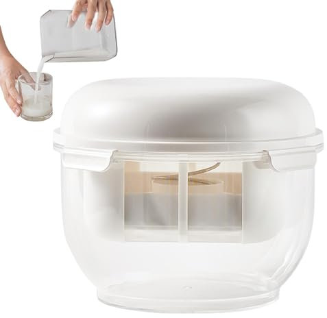 Aizuoni Yogurt Strainer Maker, Rundes Joghurtsieb, Joghurtsieb, Lebensmittelsieb, Wiederverwendbarer Feinmaschiger Transparenter Joghurtfilter, Küchenhelfer Selbstgemachter Becher, Abnehmbar