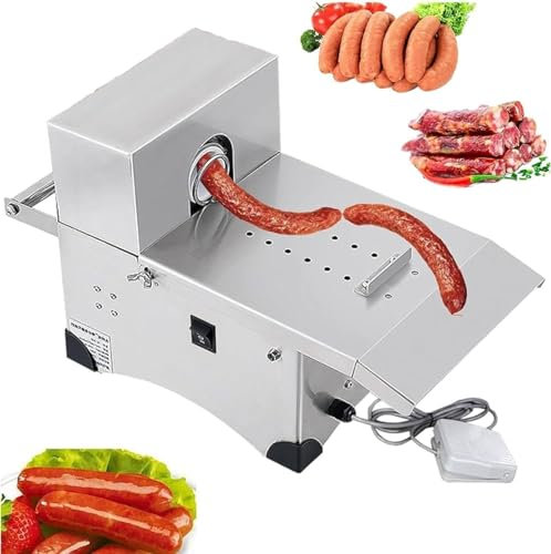 DWSSX Stainless Steel Sausage Tying Knotting Machine, Sausage Casings Binding Machine, Sausage Knot machine, Sausage linker Machine