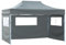 Tent Carport Pavillon Gartenpavillon - Faltzelt Pop-Up mit 4 Seitenwänden 3 x 4,5 m Anthrazit für Festival Camping Terrasse Events