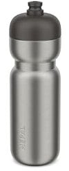 Mepal - Edelstahl Trinkflasche Pull Sport - Auslaufsicher - Mit einer Hand zu halten, öffnen und trinken - Leichter Edelstahl - Wasserflasche - 800 ml - Graphite black