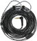 KBEAR KS1 IEM Cable, 2 Meter Long in Ear Monitor Cable, CCZ C01 4N OFC Upgraded Replacement Earbuds Cords for CCZ Melody, DC01 PRO, MC02, DC02, DC03, NC01, KS2, Storm (2m, TFZ-Pins With Mic, Black)
