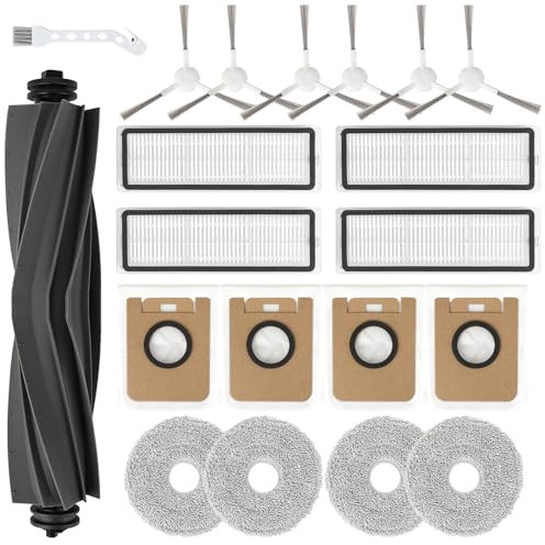 Feilifan 19 PCS Accessories Kit for Dreame L10s Ultra Robot Vacuum Cleaner, Replacement Parts Main Brush, Side Brush, Filter, Mop Cloths, Dust Bag