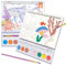 AYESY Aquarelle Peinture, Livre de Coloriage d'maison, Portable Livres de Coloriage Sans Désordre Avec Peintures Et Pinceaux Activites Manuelles Papier de Peinture Aquarelle pour Enfants