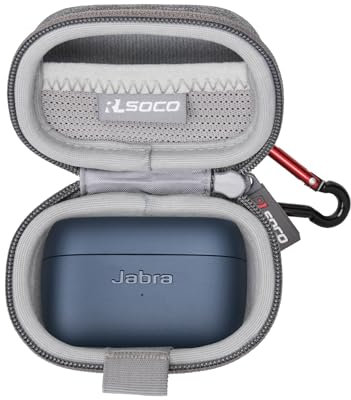 RLSOCO Case for Jabra Elite 3 / Elite 4 / Elite 4 Active/Elite 7 Active/Elite 7 Pro in Ear Wireless Bluetooth Earbuds (Grey)