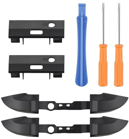7 Pcs Controller Bumper Set for Xbox Series X/S LB RB LT RT Controller with T8 T6 Screwdriver Repair Parts Kit Controller Repair Kit