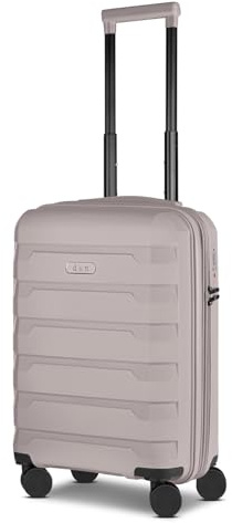 D & N Kabinen-Koffer für Damen und Herren | Kleiner Cabin-Trolley 35 x 23 x 55 cm aus hochwertigem, stoßfestem ABS Material | Erweiterbar & TSA Schloss| South Dakota Serie