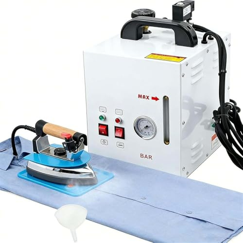 GYQSSD Plancha De Vapor Portátil 900W con Caldera, Estación De Planchado con Generador, Plancha De Vapor Eléctrica Industrial con Depósito De Agua 4L para Planchar Ropa, Cortinas Y Alfombras