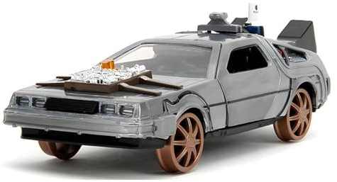 GEOQZRU 1 32 für DMC-12 Delorean DMC I II III Metall Auto Modell Sammler Display Modellauto In Sammlerqualität
