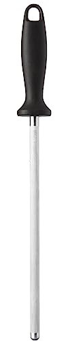 ZWILLING 1001785 Oval Sharpening Steel, 26 cm,Black, Silver