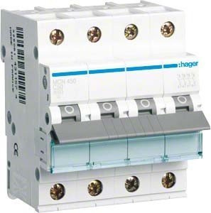 Hager MCN450 MCN450 Leitungsschutzschalter 4polig 50A 400V