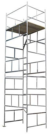 Classic 7.2m (WH) DIY Galvanised Scaffold Tower 6' x 4' Base Size