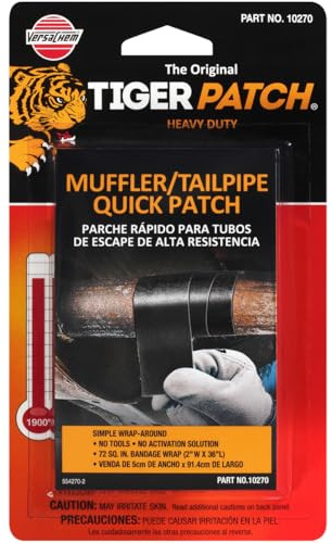 Versachem Tiger Patch Muffler & TAILPIPE WRAP - 2 INCH X 36 INCH