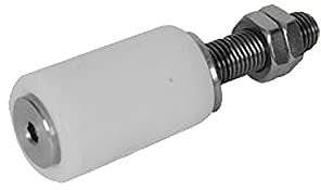 Galet de guidage inox Ø40x85mm axe M16 pour guidage de portails coulissants