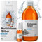 Kolloidales Silber 100% Natürlich ● 40 PPM (1000 ml) ● Mit unentbehrlichem auffüllbarem 30ml-Spray ● Hohe Konzentration, kleinere Partikeln, höhere Wirksamkeit ● Made in the EU