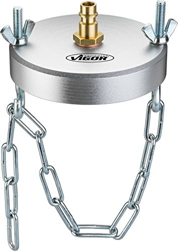 VIGOR Universal Adapter mit Kettenbefestigung, für Bremswartungs-Systeme | 393 g, Adapter: 99 mm ⌀, Einsetzbar in Verbindung mit konventionellen Bremswartungs-Geräten, Verschlussgröße: ⌀ 78,1 mm